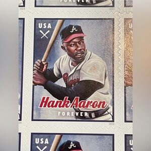 HANK AARON Sheet of 20 US Forever Stamps MNH